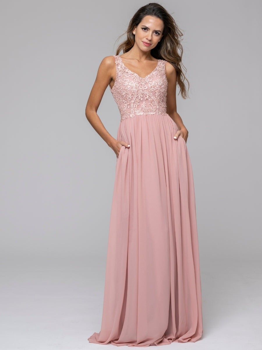 Sequin Blush Pink Bridesmaid Dresses