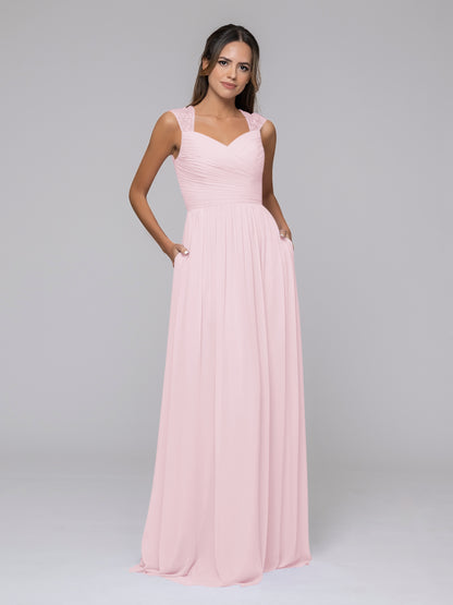 petal pink bridesmaid dresses