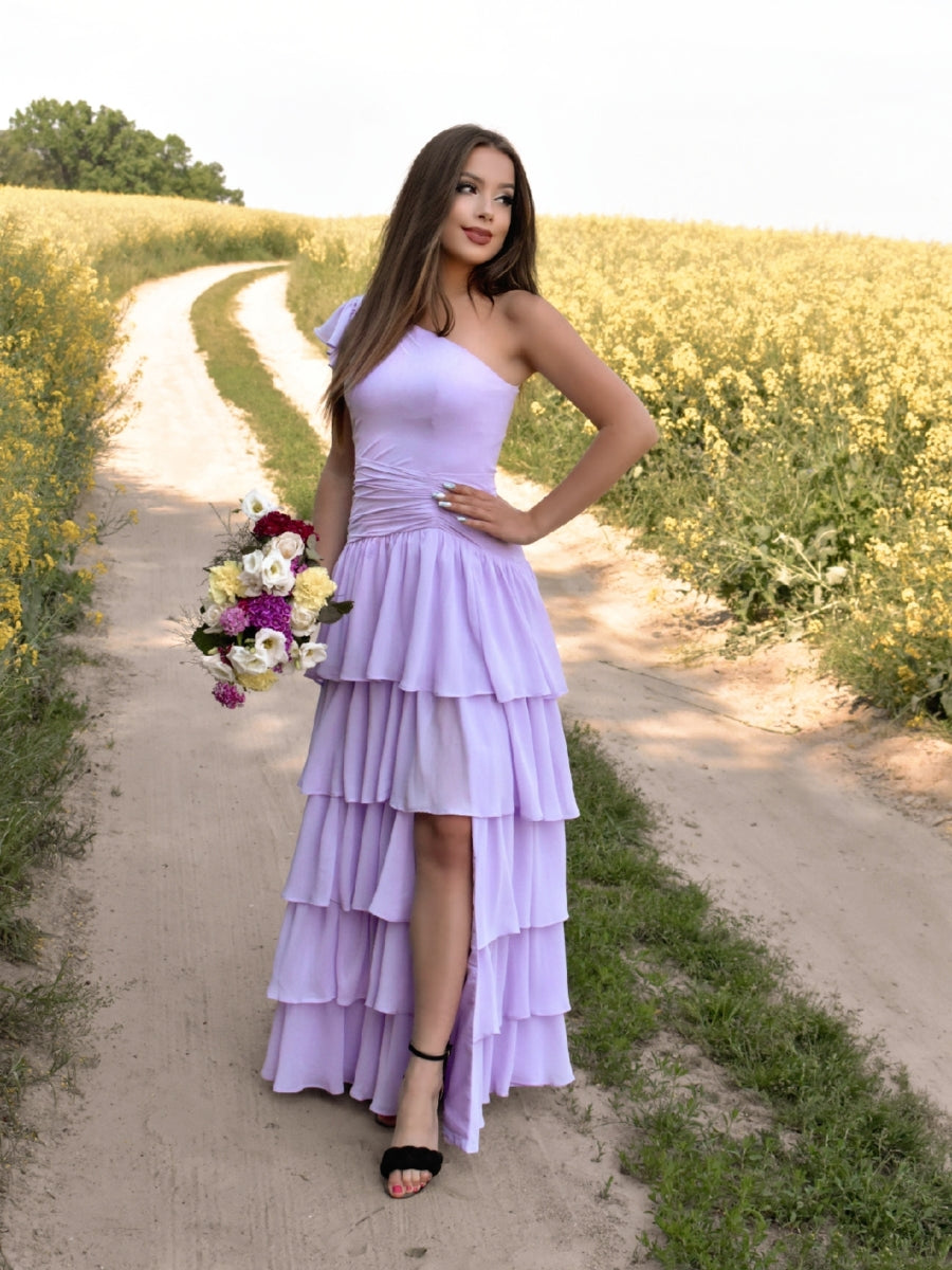 Bright Light Purple Bridesmaid Dresses