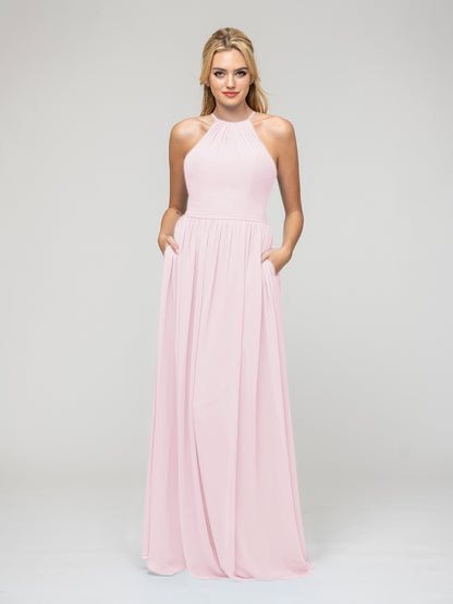 petal pink bridesmaid dresses