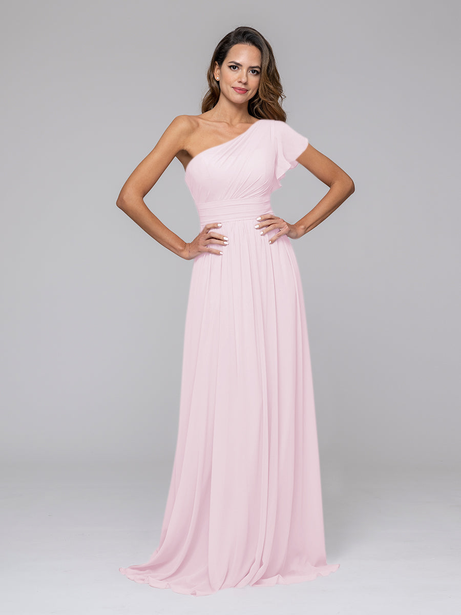 Pink One Shoulder Dresses