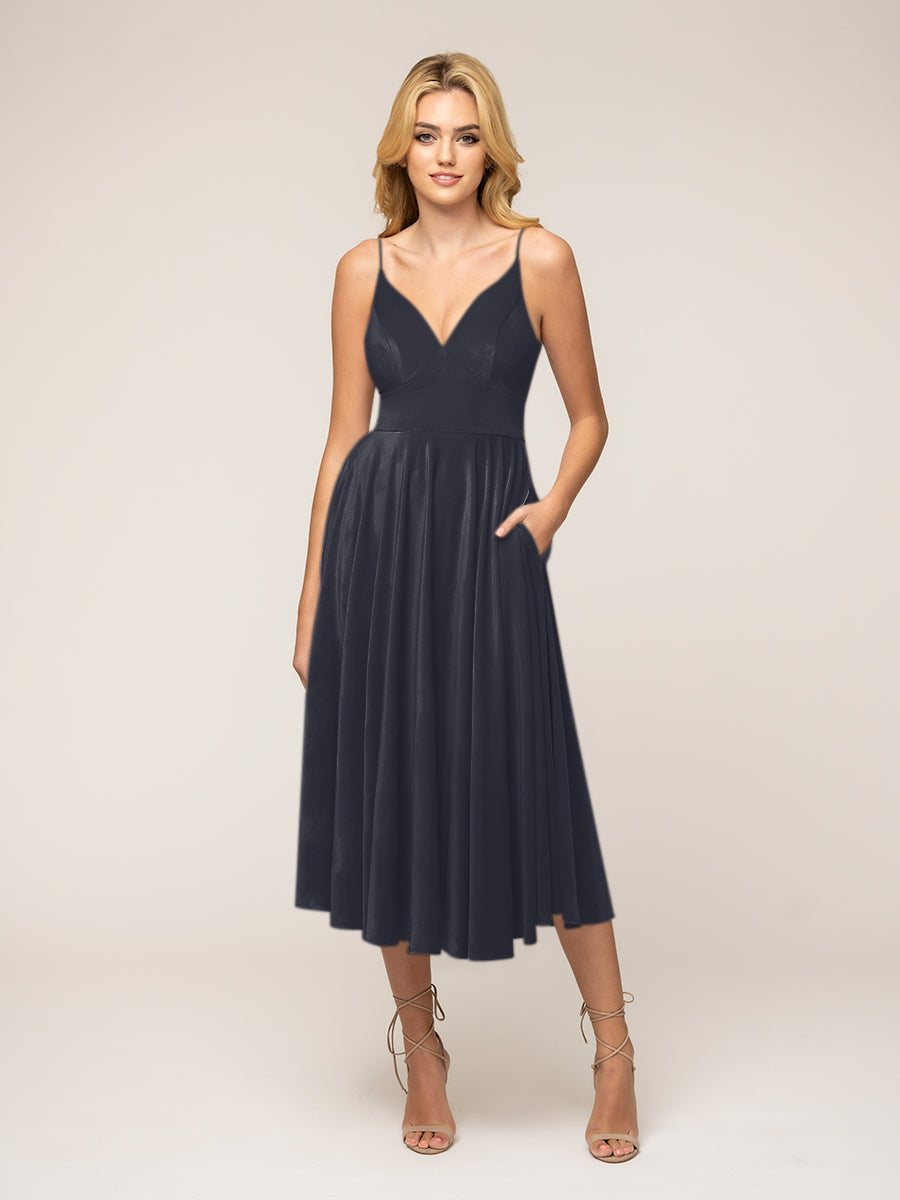 Velvet dress midi clearance length