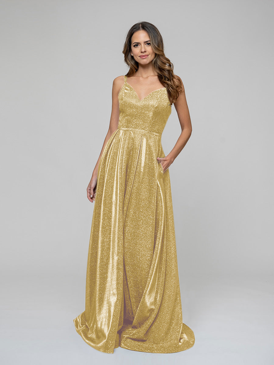 Gold Princess Prom Dresses