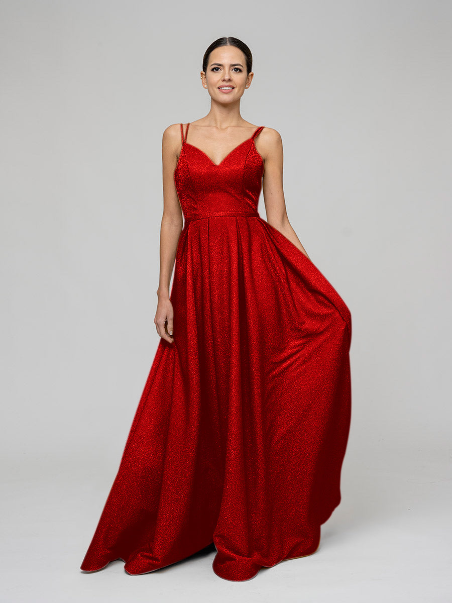 macy's red prom dress