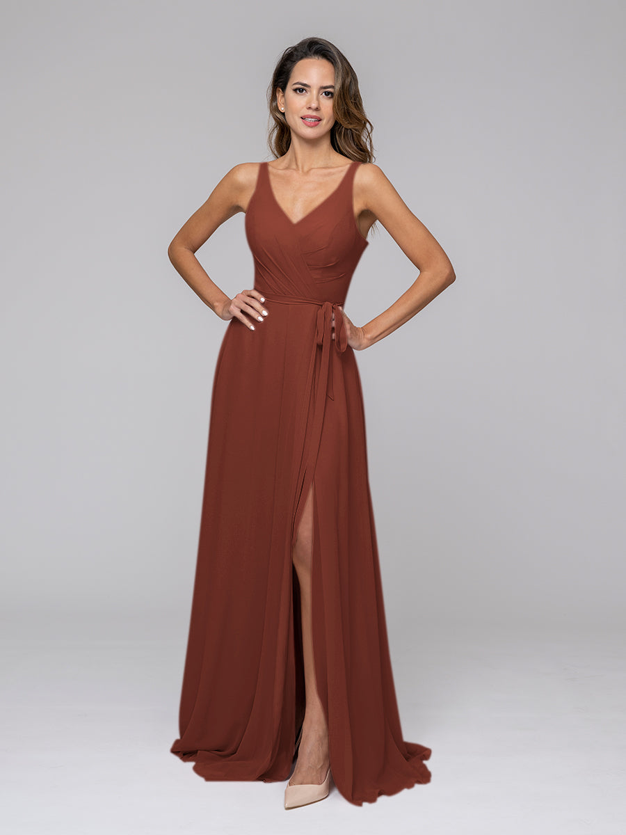 Dark Brown Bridesmaid Dresses