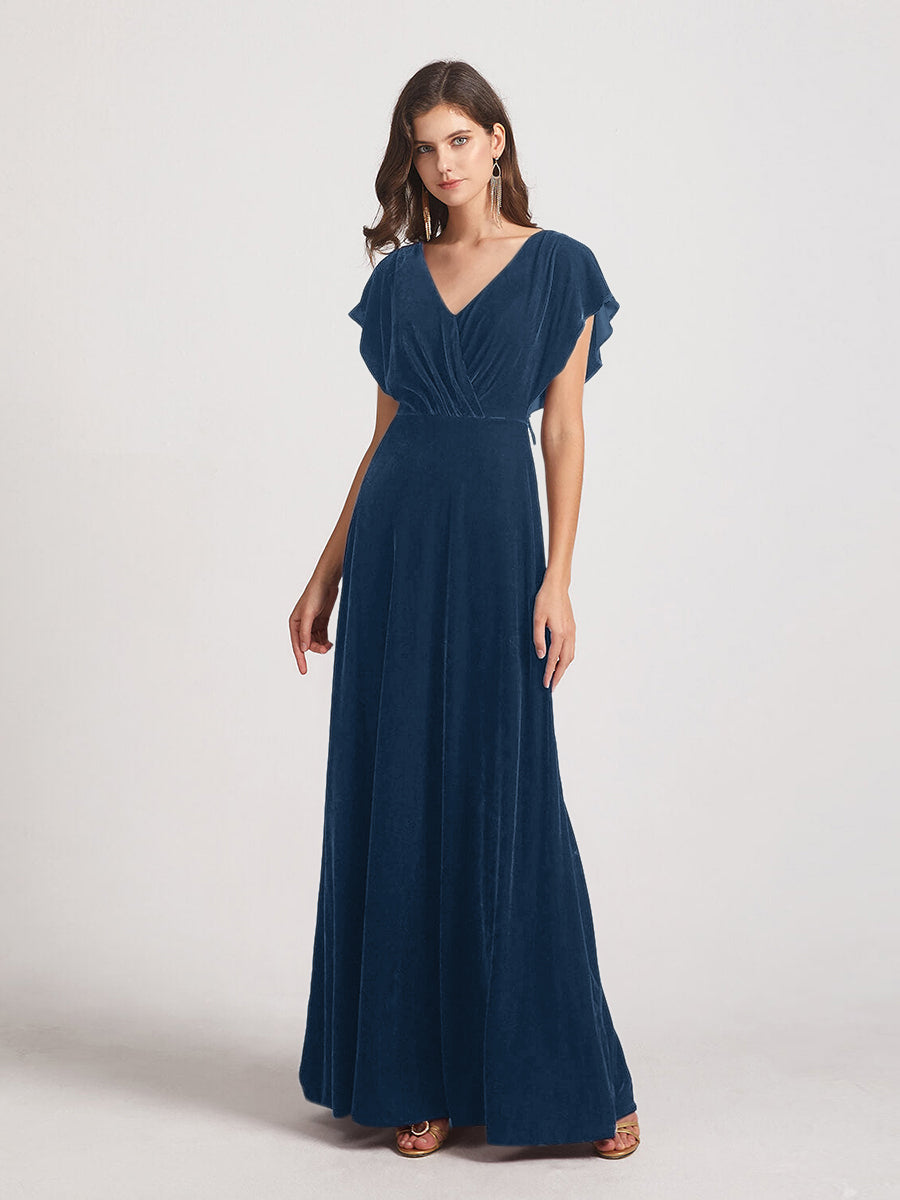 Winter teal clearance bridesmaid dresses