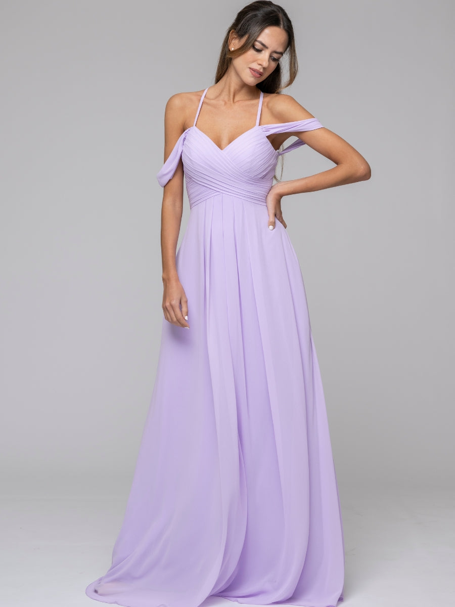 Lilac Chiffon Dress