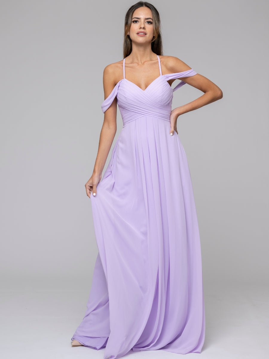 Lilac Chiffon Dress