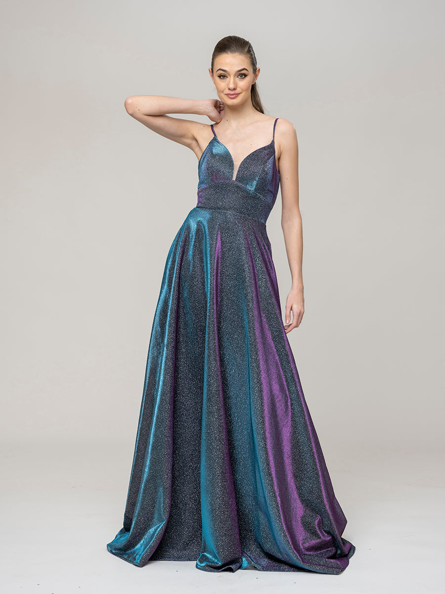 Turquoise and Purple Prom Dresses