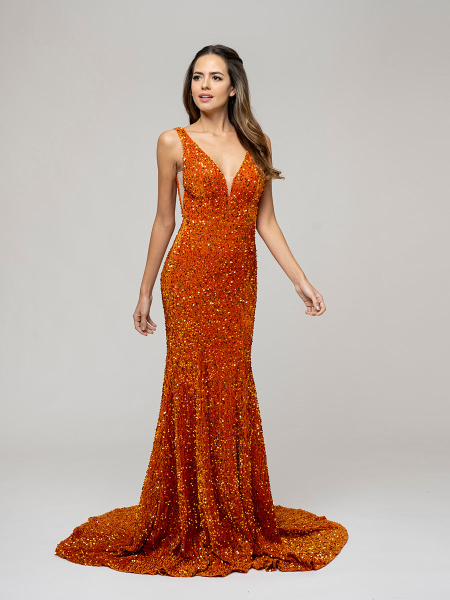 Tight sequin prom dress sale